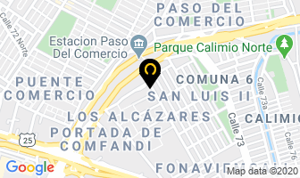 Mapa de Heladería El Rey Del Sabor en Cali