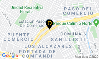 Mapa de Heladeria Eliza en Cali
