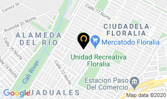 Mapa de Heladería Gaby en Cali