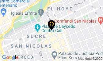 Mapa de Heladería La Fortuna en Cali