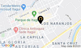 Mapa de Heladería Media Luz en Itaguí