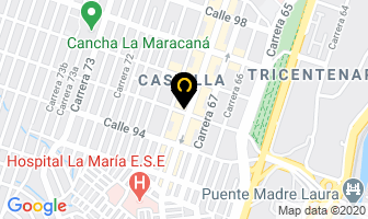 Mapa de Heladería Nide en Medellín