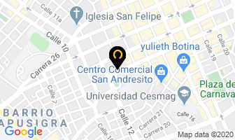 Mapa de Heladeria Santiago en Pasto