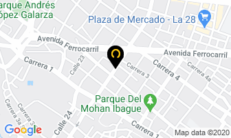 Mapa de Heladería Vantys Cream en Ibagué
