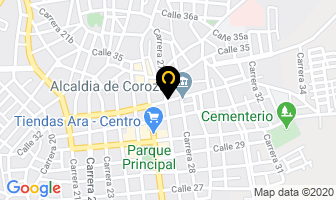 Mapa de Heladeria Y Cafeteria Frambuesa en Corozal