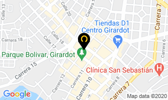 Mapa de Helados Exito en Girardot