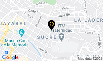 Mapa de Helados Frulilu en Medellín
