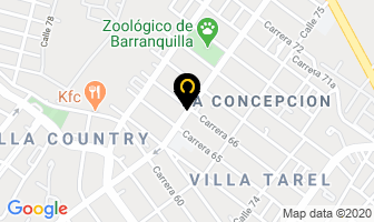 Mapa de Helados Frutinice en Barranquilla