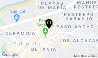 Mapa de Helados Helen en Sabaneta