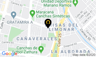 Mapa de Helados La Abejita en Cali