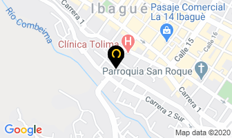 Mapa de Helados Mary en Ibagué