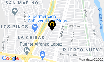 Mapa de Helados Melosito en Cali