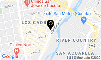 Mapa de Helados Mimo's en Cúcuta