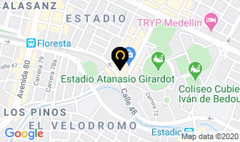 Mapa de Helados Mimos en Medellín