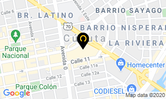 Mapa de Helados Mimo´s en Cúcuta