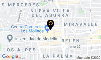 Mapa de Helados Popsy en Medellín