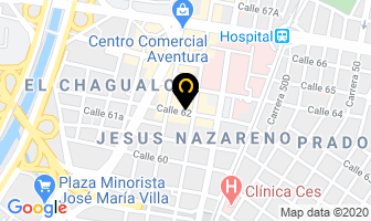 Mapa de Helados Primura en Medellín