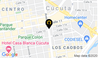 Mapa de Heledería Choco Cream en Cúcuta