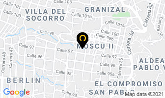 Mapa de Hellfish Bar en Medellín