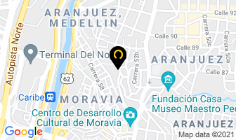 Mapa de Helteco en Medellín