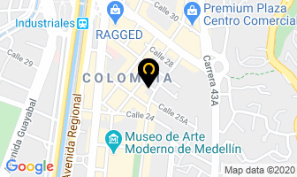 Mapa de Henao Ltda en Medellín