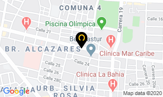 Mapa de Heres Salud Ltda. en Santa Marta