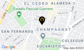 Mapa de Hermandad Blanca en Cali