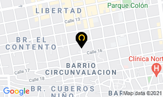 Mapa de Hermanos Marciales en Cúcuta