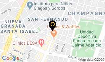 Mapa de Hernan Perlaza Sanchez en Cali