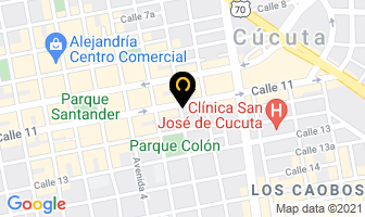 Mapa de Hernández Bermúdez Jorge Augusto en Cúcuta
