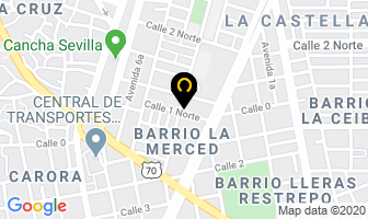 Mapa de Hernández Morantes Marlon Mario en Cúcuta