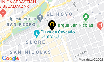 Mapa de Hernando Arboleda Agente Comercial en Cali