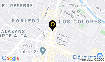 Mapa de Herrajes Astoria en Medellín