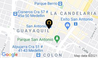 Mapa de Herrajes Berrio en Medellín