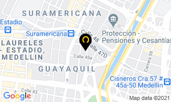 Mapa de Herrajes Jaramillo en Medellín