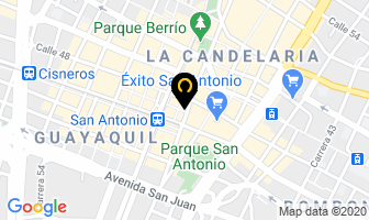 Mapa de Herrajes Js en Medellín