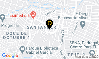 Mapa de Herrajes Ospina en Medellín