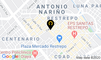Mapa de Herrajes Y Cremalleras en Bogotá D.C