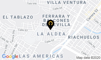 Mapa de Hevea Distribuciones en Medellín