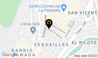 Mapa de Hi Tech Service Center Ltda. en Cali
