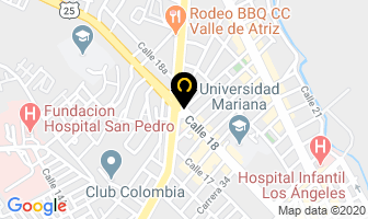 Mapa de Hidalgo Bravo Jesús Alfredo en Pasto