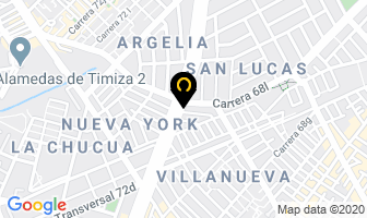 Mapa de Hidrasystem Sas en Bogotá D.C
