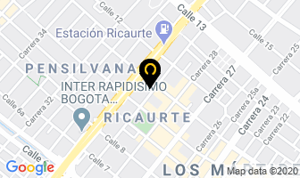 Mapa de Hidraulic Complemetos en Bogotá D.C