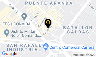 Mapa de Hidraúlica Industrial Ltda. en Bogotá D.C