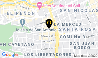 Mapa de Hidraúlica Sanitaria Ltda. en Cali