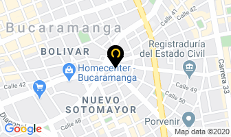 Mapa de Hidrobike en Bucaramanga