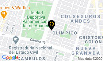 Mapa de Hidrocenter en Cali