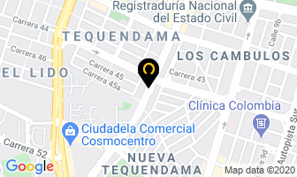 Mapa de Hidroestructuras Ltda. en Cali