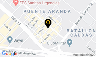 Mapa de Hidrolavadoras Mar en Bogotá D.C