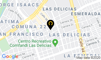 Mapa de Hidromax Colombia en Cali